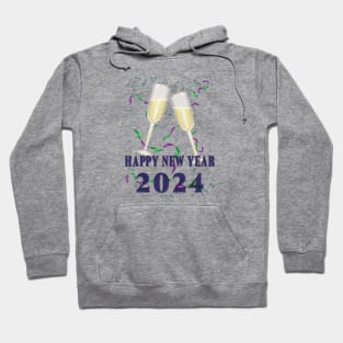 Happy New Year 2024 Hoodie